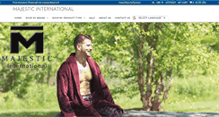 Desktop Screenshot of majesticinternational.com